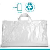 Loop carrier bag LDPE 45x10x55cm
